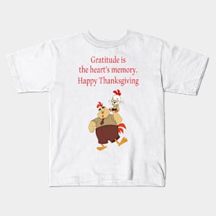 where the mess is worth the memories Thanksgiving Kids T-Shirt